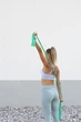 Лента-эспандер для фитнеса и реабилитации U-powex Fitness band 0.5 мм 9.1 кг Green (UP_1007_Green) - изображение 7