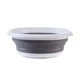 Миска складана МВМ MY HOME 5 л Біло-сіра (KP-76 M WHITE/GRAY) - зображення 1