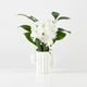 Ваза для квітів MVM MY HOME декоративна 11 см Біла (DH-FLOWERS-02 WHITE) - зображення 4