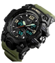 Наручний чоловічий годинник Skmei 1155BAG з підсвічуванням 5 АТМ Army Green (7_01095) - зображення 1