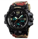 Наручные мужские часы Skmei 1155BAG с подсветкой 5 АТМ Red Camo (7_01093) - изображение 2