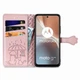 Чохол Embossed Cat and Dog для Motorola Moto G32 книжка шкіра PU з візитницею рожеве золото - зображення 2