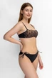 Купальник з м'якою чашкою, плавки бразиліана Anabel Arto 48B/XL Чорний-01 (92037) - зображення 4