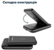 Беспроводное зарядное устройство Canyon WS-304 3 в 1 QI Black (CNS-WCS304B) - изображение 9