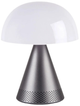 Lampa stołowa Lexon Mina Audio L LED z głośnikiem bluetooth Grey (3660491203853) - obraz 1