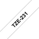 Лента для принтеров этикеток UKRMARK B-T231P, ламинированная, 12 мм х 8 м, черным на белом, совместима с BROTHER TZe-231 (TZe231) - изображение 3
