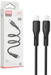 Кабель XO NB-Q231B Type-C - Type-C 60 W с передачей данных 1 м Чёрный - изображение 3