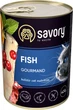 Вологий корм для котів Savory з рибою 400 г (4820232630655) - зображення 1