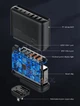 Сетевое зарядное устройство для телефона, ноутбука GaN 140W с дисплеем на 6 портов 3USB-C + 3USB-A + кабель 1.5 метра Ldnio Super Fast Charger Black - изображение 11