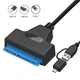 Переходник адаптер SATA - Type-C + USB 3.0 для диска HDD SSD 2,5'' - изображение 1