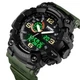 Часы наручные мужские SKMEI 1520AG ARMY GREEN, военные мужские наручные часы зеленые. Цвет: зеленый - изображение 4