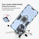 Чехол Iron Ring для Realme C55 / RMX3710 бампер противоударный с подставкой Navy-Blue - изображение 3