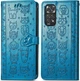 Чохол Embossed Cat and Dog для Xiaomi Redmi Note 11 / Note 11S шкіра PU блакитний - зображення 6