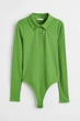 Боди H&M XL зеленый 15111124114 - изображение 1