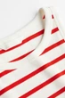 Топ H&M M біло червоний смужка 21111049251 - зображення 7