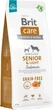Корм для старіючих собак Brit Care Dog Grain-free Senior & Light беззерновий з лососем 12 кг (8595602558926)A - изображение 1