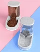 Кормушка и поилка для кошек и собак Hoopet 2 x 3.5L, комплект Серый (098-GREY) - изображение 3