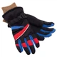 Перчатки горнолыжные детские Zelart 51-1 размер M-L (5-8 лет) Black-Blue-Red - изображение 2