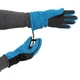 Рукавички гірськолижні дитячі Zelart Action 1213 розмір L-XL (9-12 років) Blue-Black - зображення 3
