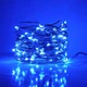 Гірлянда мідний дріт (Крапля роси) Xmas 30 Led 3м від батарейок/USB blue - зображення 1