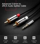 Кабель аудио Ugreen 3.5 mm to 2RCA стерео разветвитель 1М (AV116) - изображение 12