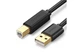 Кабель USB 2.0 Ugreen to USB type B для принтеров, сканеров, МФУ 1M Black (US135) - изображение 4