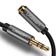 Кабель аудіо UGREEN AV118 3 pin 3.5 мм подовжувач 3 м Black Gray (10595) - зображення 1
