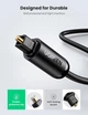 Кабель аудио Ugreen Toslink оптический 4mm 1М Black (AV122) - изображение 12
