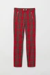 Брюки H&M 34 Красный 0656719_крас_12 - изображение 1