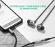 Кабель аудіо Ugreen 3.5 mm подовжувач 1М Black (AV118) - зображення 8