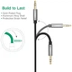 Кабель аудио AUX Ugreen 3.5 mm круглый 2M Black (AV119) - изображение 9