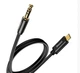 Кабель аудіо Baseus Yiven Ugreen Type-C to Mini-jack 3.5mm 1.2М Black (CAM01) - зображення 2