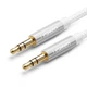 Кабель аудио AUX Ugreen 3.5 mm 1M Silver (AV112) - изображение 2