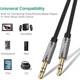 Кабель аудио AUX Ugreen 3.5 mm круглый 1M Black (AV119) - изображение 10