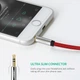 Кабель плоский аудио AUX Ugreen 3.5 mm 0.5M Red (AV119) - изображение 14