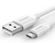 Кабель зарядный Ugreen Micro USB 2.0 5V2.4A 1M White (US289) - изображение 3