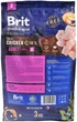 Сухий корм для дорослих собак дрібних порід Brit Premium Adult S зі смаком курки 3 кг (8595602526291) - изображение 2