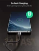 Кабель зарядний Ugreen USB 2.0 Type-C to Type-C 90° PD QC 4.0 з алюмінієвим корпусом 1М (US255) - зображення 11