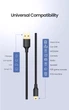 Кабель зарядний Ugreen US132 Mini USB 1 м Black (10355) - зображення 3