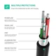Кабель зарядний UGREEN US142 Mini USB to Type C 2A 1M Black (50445) - зображення 4
