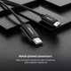 Кабель зарядний UGREEN US142 Mini USB to Type C 2A 1M Black (50445) - зображення 5