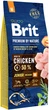 Сухий корм для цуценят та молодих собак середніх порід Brit Premium Junior M зі смаком курки 15 кг (8595602526338)A - изображение 1
