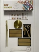 Настенные часы DIY 3D "TimeLine" золото - Большие бескаркасные 3Д часы 60-130 см, самоклеящиеся (101131) - изображение 4