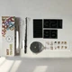 Настенные часы DIY 3D "Delta" черные - Большие бескаркасные 3Д часы 60-130 см, самоклеящиеся (101122) - изображение 6