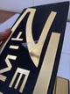 Настенные часы DIY 3D "TimeLine" золото - Большие бескаркасные 3Д часы 60-130 см, самоклеящиеся (101131) - изображение 7