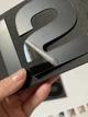 Настенные часы DIY 3D "Delta" черные - Большие бескаркасные 3Д часы 60-130 см, самоклеящиеся (101122) - изображение 8
