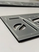 Настенные часы DIY 3D "Espressoze" серебро - Большие бескаркасные 3Д часы 60-130 см, самоклеящиеся (1011153) - изображение 6