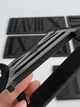 Настенные часы DIY 3D "Rome" черные - Большие бескаркасные 3Д часы 60-130 см, самоклеящиеся (101128) - изображение 9