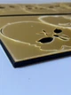 Настенные часы DIY 3D "Skull" золото - Большие бескаркасные 3Д часы 60-130 см, самоклеящиеся (1011358) - изображение 8