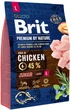 Сухой корм для щенков и молодых собак крупных пород Brit Premium Junior L со вкусом курицы 3 кг (8595602526420) - изображение 1